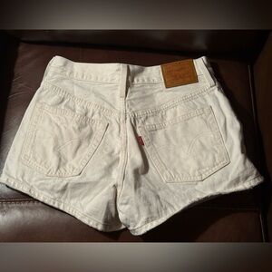Levi's Women's Off-White Jean Shorts